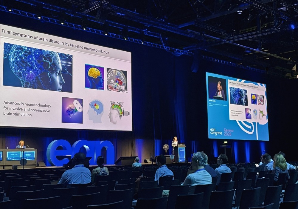 Prof. Andrea Kühn presenting at EAN Congress 2026